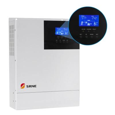 China Off-Grid System SRNE Solar Hybrid Inverter 120V 2KW Solar Hybrid Inverter For 24v Battery for sale