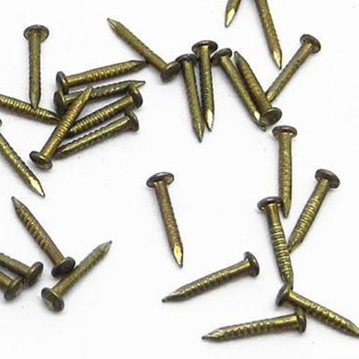 China 1000PCS/PACK M1.15*7mm Mini Nail Brads Tack Snag Flat Screw Nail Spike For Box Furniture Hinge Package Antique Bronze Accessories for sale