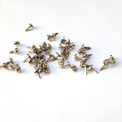 China Europe 3X6mm Metal Nail Paper Fastener Mini Scrapbook Brads Craft for sale