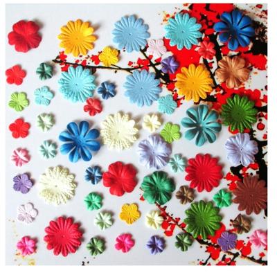 China Wholesale Cheap Decorative Scrapbook Petals Paper Craft To Europe Assorted Flowers for sale