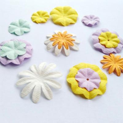 China Small Diy Europe paper flowers for handmade craft scrapbooking card for sale