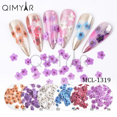 China Hot Sale Nail Art Glitter Design Flower Nail Decoration Artificial Nail Sequins For Nail Decoration for sale