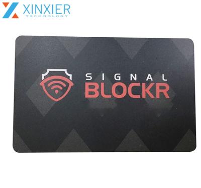 China Waterproof / Waterproof Credit Card Protector 13.56MHz RFID Blocking Card With Logo Printing for sale