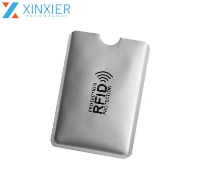 China Whosale Reusable Price Card Stock RFID Sleeve Blocking Aluminum Foil Card Sleeve For Card ID Information Protection for sale