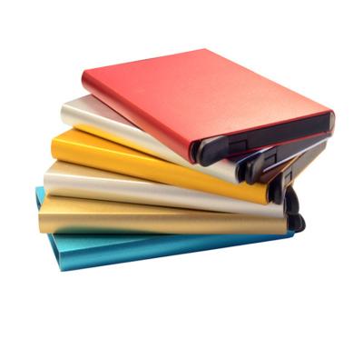 China Reusable Credit Card Holder Slim Aluminum Card Holder For Information Protection for sale