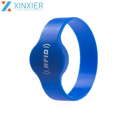 China Access Control Payment System Silicone RFID Waterproof / Waterproof Wristband for sale