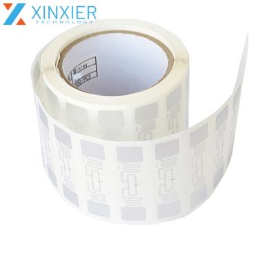 China Long Distance White Rool Package Paper UHF RFID Reading Sticker For Printable Printer for sale