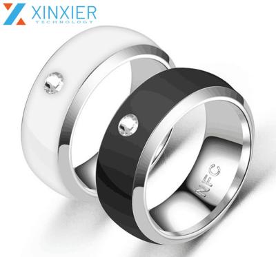 China IP67 Waterproof Smart Ring , NFC Smart Ring Titanium Steel Ring For Mobile Phone Universal Use for sale