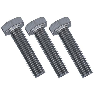 China Hot selling DIN933, hex head bolts, full teeth, stainless steel stainless steel for sale