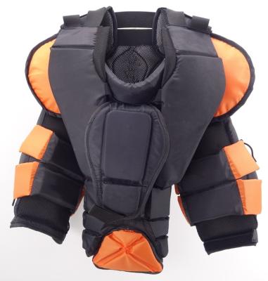 China Professional Quality Product Black Color Popular Ice Hockey Goalie Chest Adjustable Manufacture Protector for sale