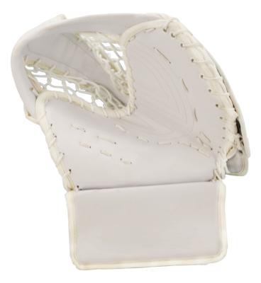 China Good Quality Popular Product Ice Hockey Goalie Receiver Protective White Pad Suitable Price Adjustable for sale