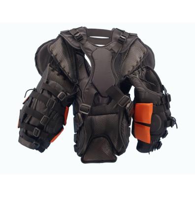 China Cheap Custom Popular Product Adjustable Hot Selling Professional Black Goalkeeper Chest Protector For Athlete for sale