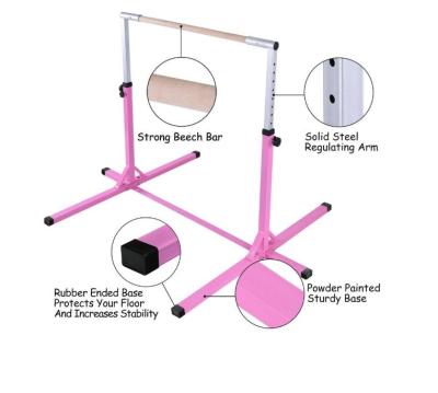 China Team Sports-Gymnastik-Ausrüstungs-justierbare horizontale Ausbildungsstangen-Stahlgymnastik Junior Home   Mit Edelstahl zu verkaufen