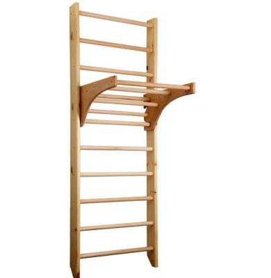 China 2020 Top 9 Best  Swedish Exercise Wooden Or Metal  Ladder Gym Climbling  Gymnastics Stall Bar for sale