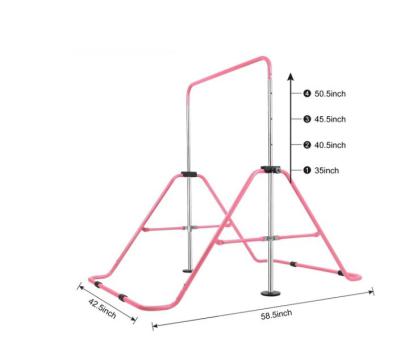 China Vouwend Gymnastiekbar voor Premie Horizontaal Gymnastiek- Vouwend Kip Bar Junior T van Jr van de Jonge geitjes de Uitzetbare Gymnastiek Te koop