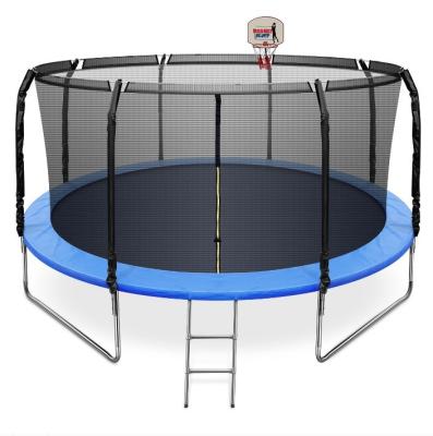 China 14 FT Trampoline with Basketball Hoop  with Safety Enclosure Net for sale