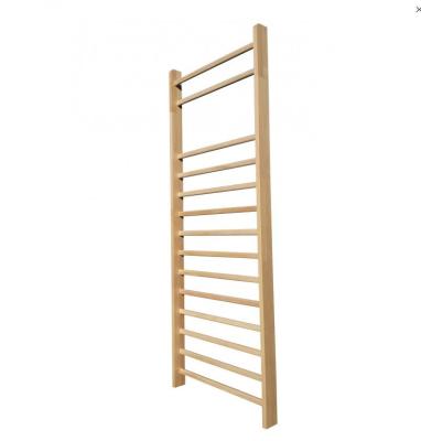 China Wooden Freestanding Gymnastic Swedish Ladder 35x7x110in for sale