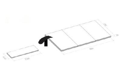 중국 말을 도약하기 위한 Pvc 가죽 덮개 폴드형 체조 매트 판매용