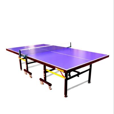 China 9ft Professional Table Tennis Table Cheap Standard Size Folded Portable Table Tennis Table for sale