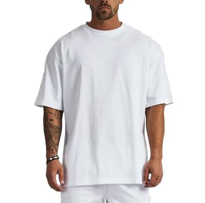 China Anti-wrinkle Wholesale customization supplier fashion cotton oversized tee custom boxy fit blank t shirts for men's clothing t-shirt for sale