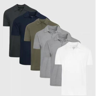 China Anti-wrinkle High Quality Plain Blank T-shirt Man Clothes Full T-shirt Men's Shirt Polo Shirts Short Sleeves for sale