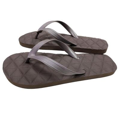 China Cushioning Ready To Board Mens Embossed Design Beach Style Flip Flops for sale