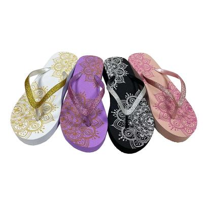 China Fast Delivery Cushioning Eva Custom Indoor Slippers For Women Summer Custom Logo Price Best Designer Flat Flip Flops Slippers for sale