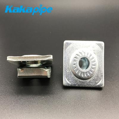 China Heavy Industry Flat Square Strut Channel Combination Lock Washer Nut With Spring for sale