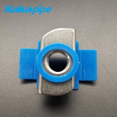 China Heavy Industry Single Channel Nut With Blue Color Plastic Wing for sale