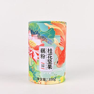 China Recyclable Kraft Paper Packaging Tube Candle Paper Tube Gift Box Packaging for sale