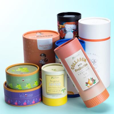 China Recyclable Factory Custom Design Glass Bottle Degradable Cosmetic Paper Packaging Bio Tube for sale