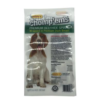 China Custom Printing Resealable Free Sample Logo Zip Lock Dog Food Packaging Bag Moisture Proof Treats Snack Pack Pet Food Packaging Bag for sale