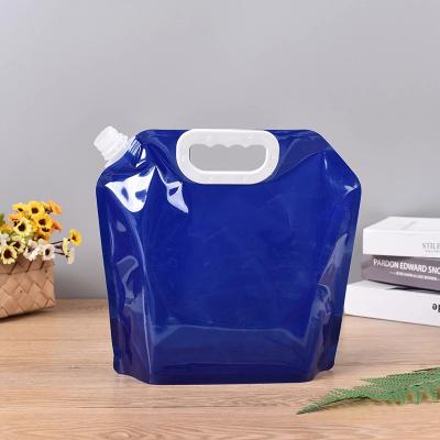 China Moisture Proof Custom Printed High Quality Reusable Clear Juice Packaging Bag 2.5L/5L Spout Pouch For Water Liquid Storage for sale