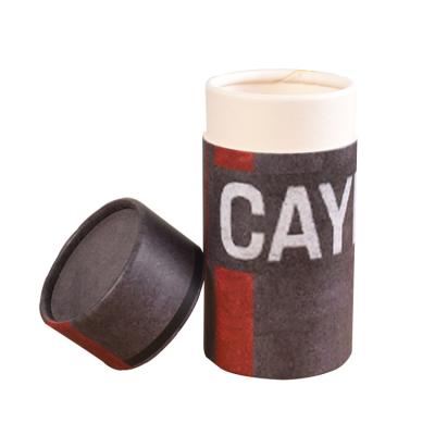 China Biodegradable Cardboard Paper Tube Packaging 250ml Round Packaging Paper Tube Packaging Wholesale For Tea for sale