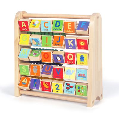 China Hot environmental protection new products china suppliers early childhood education two-in-one puzzle learning frame for sale