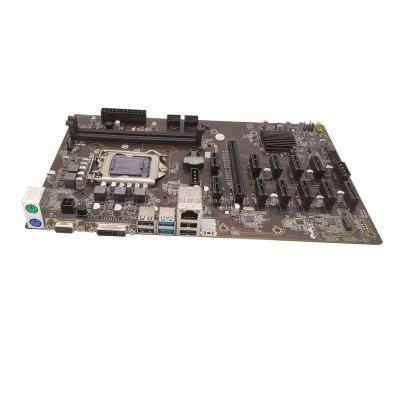 China Server/Workstation Motherboard for 12 PCS Max Graphics Card B250 Model BTC-12P with 32GB RAM Max B250B Support LGA1151 Series CPU for sale