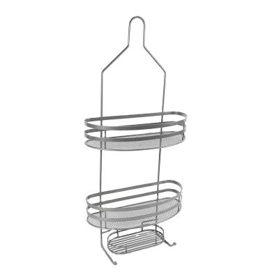 China Modern 3 Tier Shower Trolley Storage Rack Shampoo Storage Shelf for sale