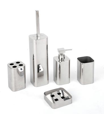 China Sustainable stainless steel bathroom accessory set for sale