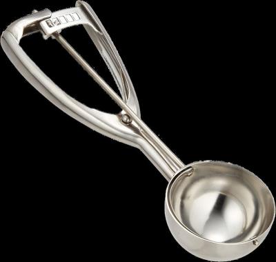 China Amazon Viable Hot Sale Multifunctional Stainless Steel Ice Cream Scoop Melon Spoon With Trigger Release for sale