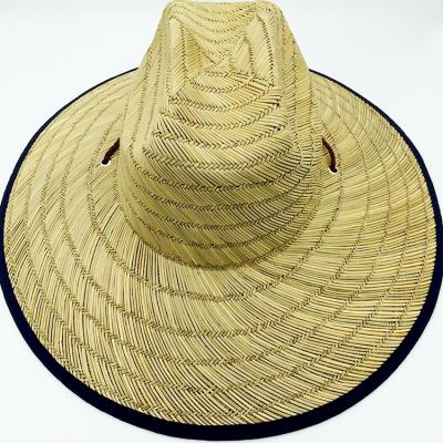 China Wholesale Custom Lifeguard Sun Straw Hat Wide Brim Customization Classic Straw Hat Rescue Hat Graphic Big Brim Men Mexico Character for sale