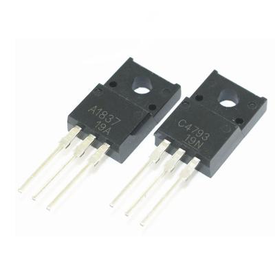 China New 2SA1837 standard transistor a1837 c4793 TO-220F audio amplifier matching 2SC4793 tube for sale