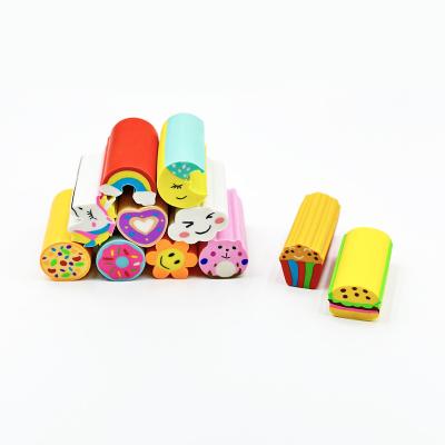 China 3D/Eco-friendly/Cute/Novelty/Manual/Fancy Animal/Promotional/Custom Food Fun Assembly Shaped Erasers For Pencils Cute 3D Erasers For Kids Toys Shaped Eraser for sale