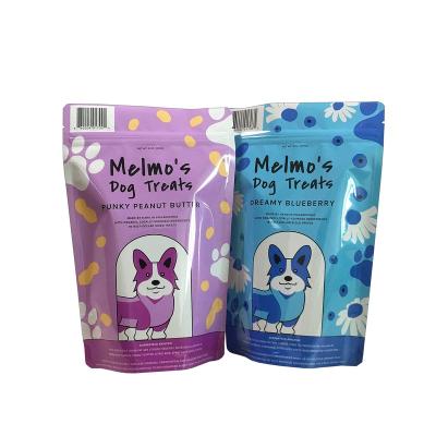 China Digital Printing Alu Foil Flexible Plastic Packaging Barrier Christmas Festival Dog Food Bags Stand Up Pouch With Zipper Supplier for sale