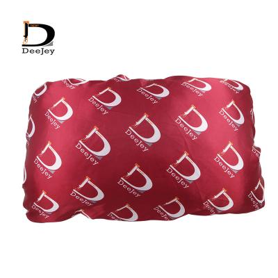 China Popular Anti-Static Reversible Double Layer Pillow Case All Over Custom Logo Decoration Soft Silky Satin Pillowcase for sale