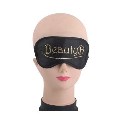 China Custom Silky Dark Circles Satin Visor Eye Care Eyemask Soft Sleep For Home Hotel Travel Spa for sale