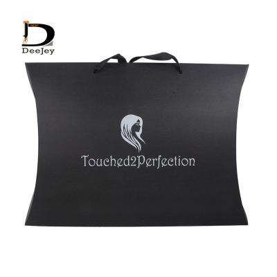 China Handmade Wholesale Luxury Custom Hair Pillow Boxes Wig Packaging Box For Hair Extension Packaging for sale