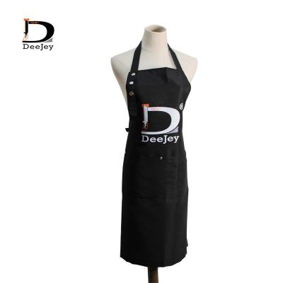 China Salon Waterproof Barber Apron Smock With Adjust Barber Apron Hair Cutting Button Logo Customized Waterproof Professional for sale