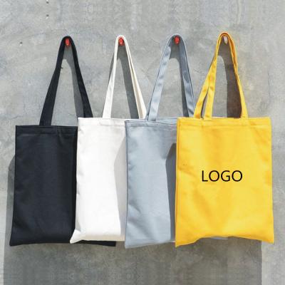 China Low MOQ Large Fashion Canvas Bag Customized Logo Storage Handbag Shoulder Messenger Tote Bag Handbag Gift Promotional Shopping Travel for sale