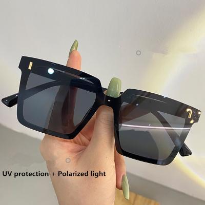 China Fashion Sunglasses Wholesale Women Polarized Sunglasses 2022 New Fashion Sun Glasses UV Protection Big Frame Sun Protection Sunglasses for sale