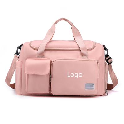 China Fashion Customized Logo Fitness Gym Sport Bag Portable Swimming Yoga Sports Travel Bag Shoulder Luggage Storage Duffel Bag for sale